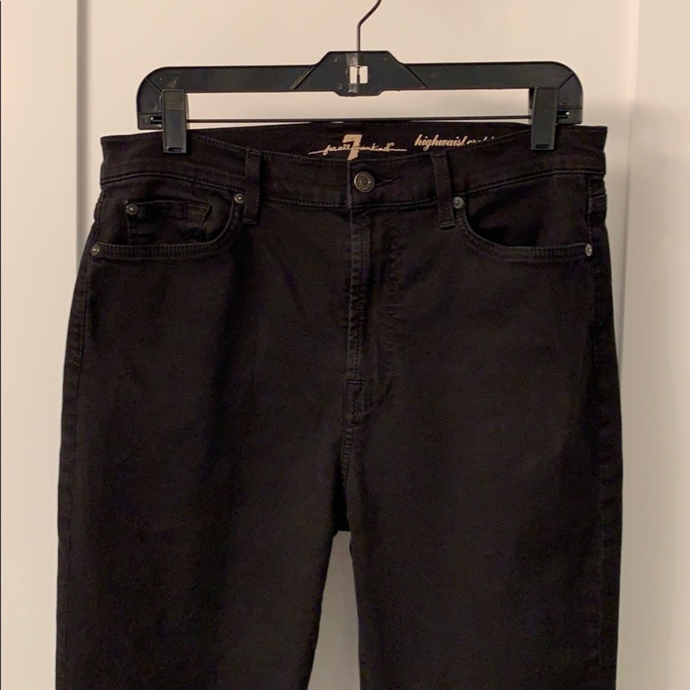 7 for all mankind high waisted crop Gwenevere